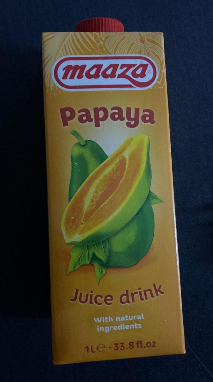 Fotografie - Papaya Juice Drink maaza