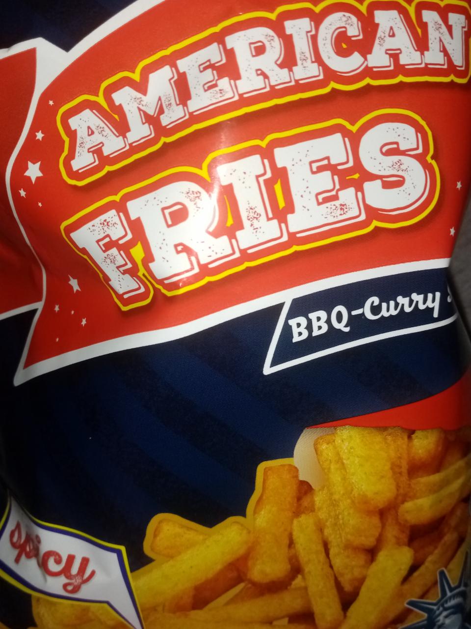 Fotografie - American fries bbq-curry