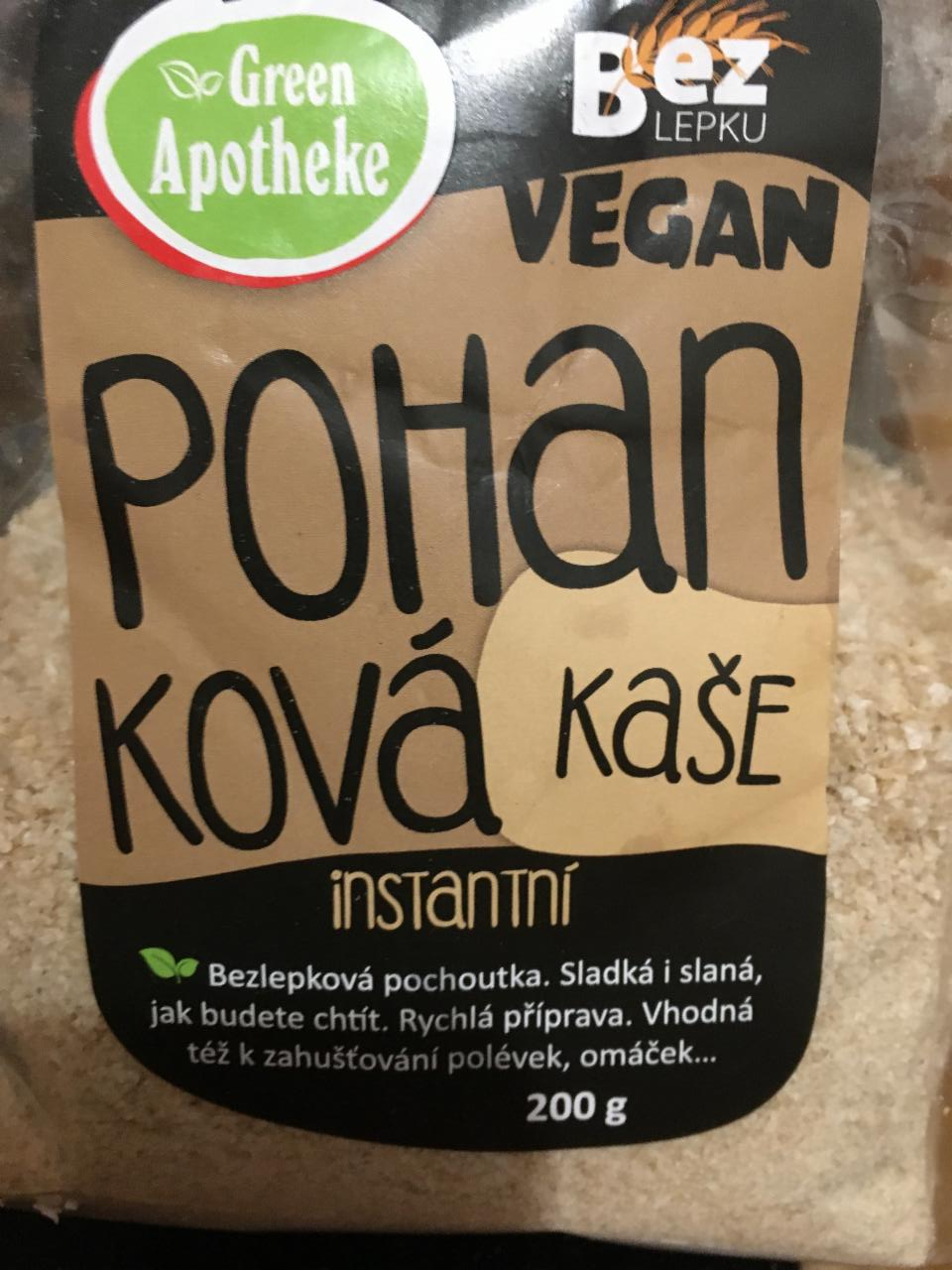 Fotografie - pohanková kaše instantní green apotheke