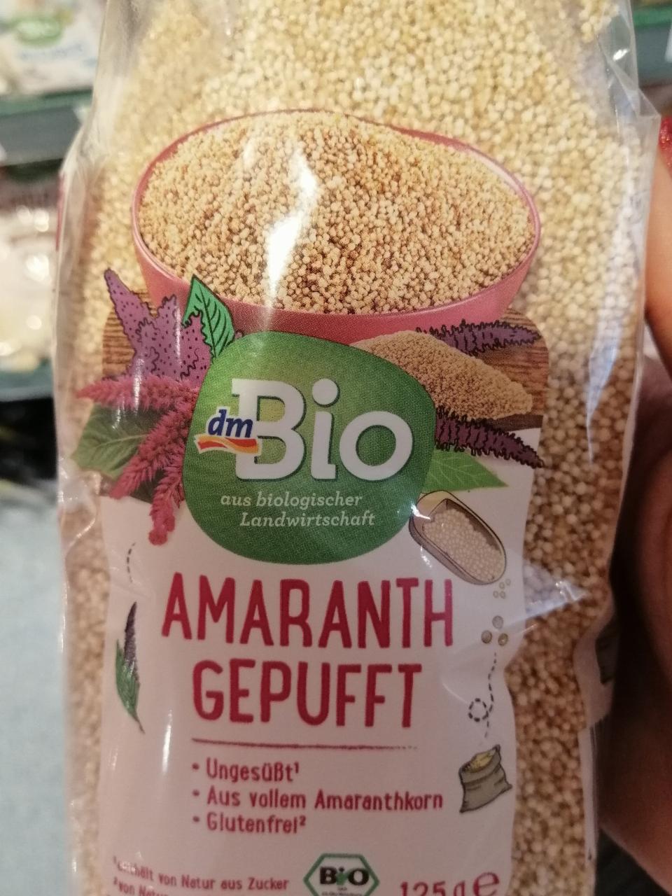 Fotografie - Amaranth gepufft dmBio