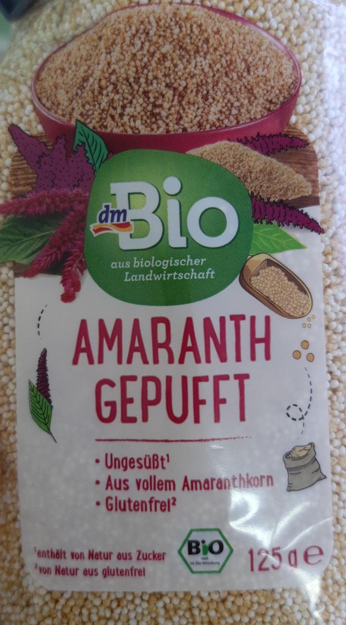 Fotografie - Amaranth gepufft dmBio