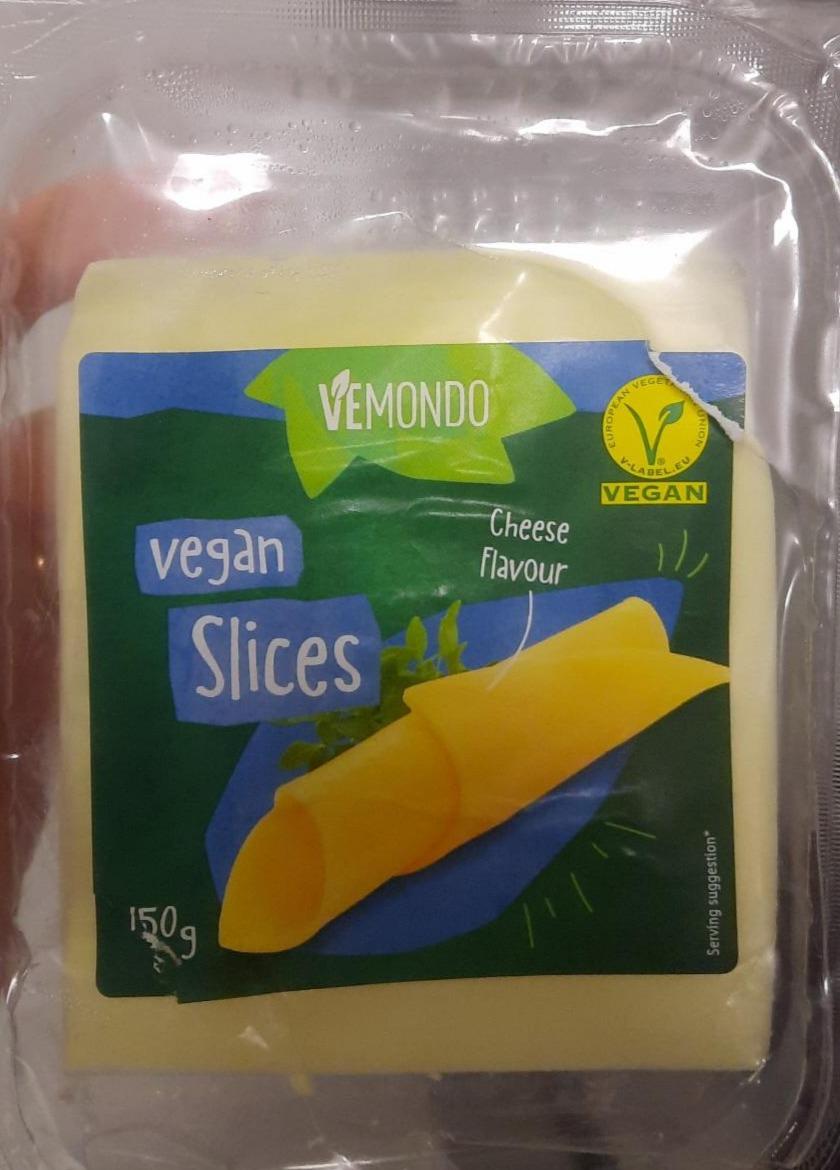 Fotografie - Vemondo vegan slices cheese flavour