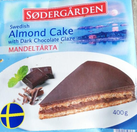Fotografie - Swedish almond cake with dark chocolate glaze Soder garden