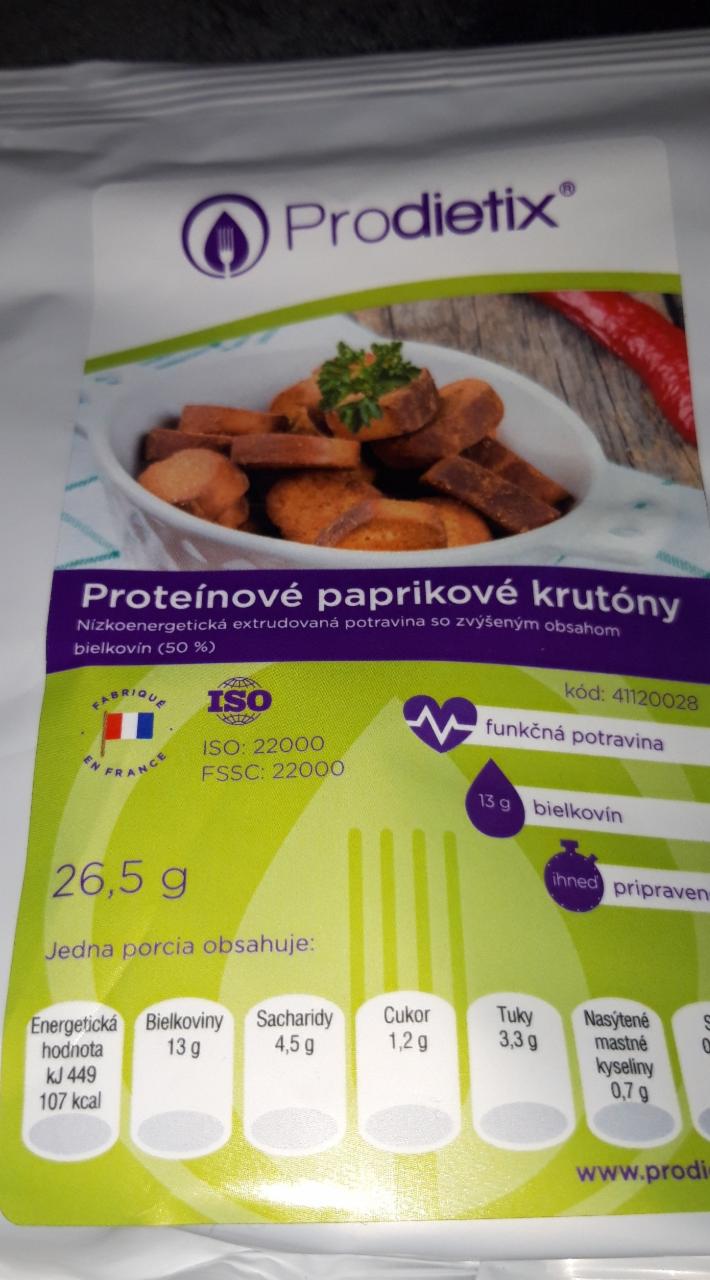Fotografie - Prodietix proteinove paprikove krutony