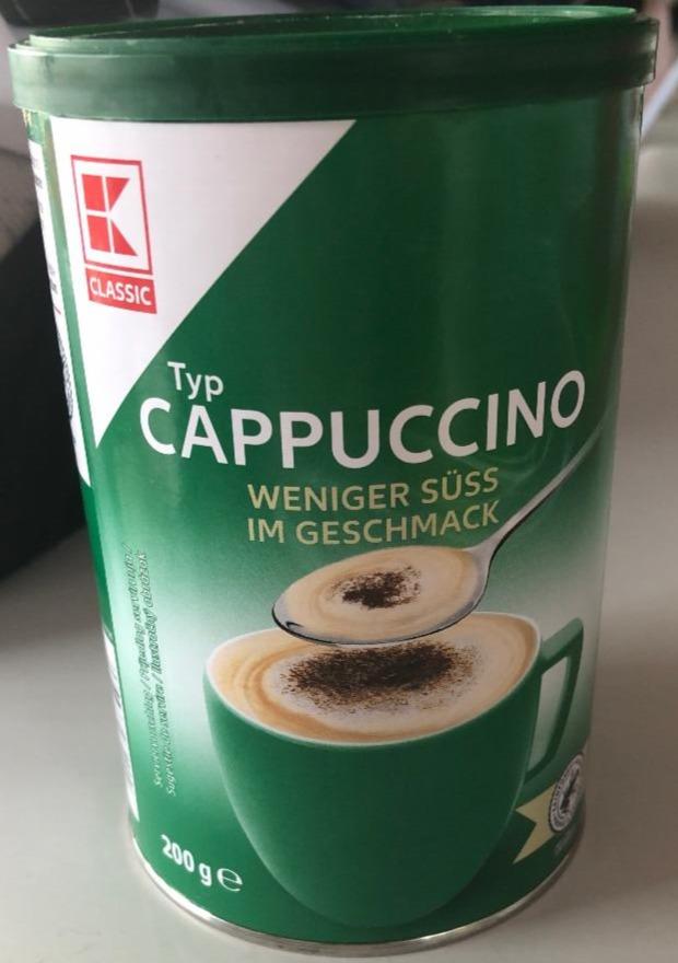 Fotografie - cappuccino weniger suss im geschmack K-Classic