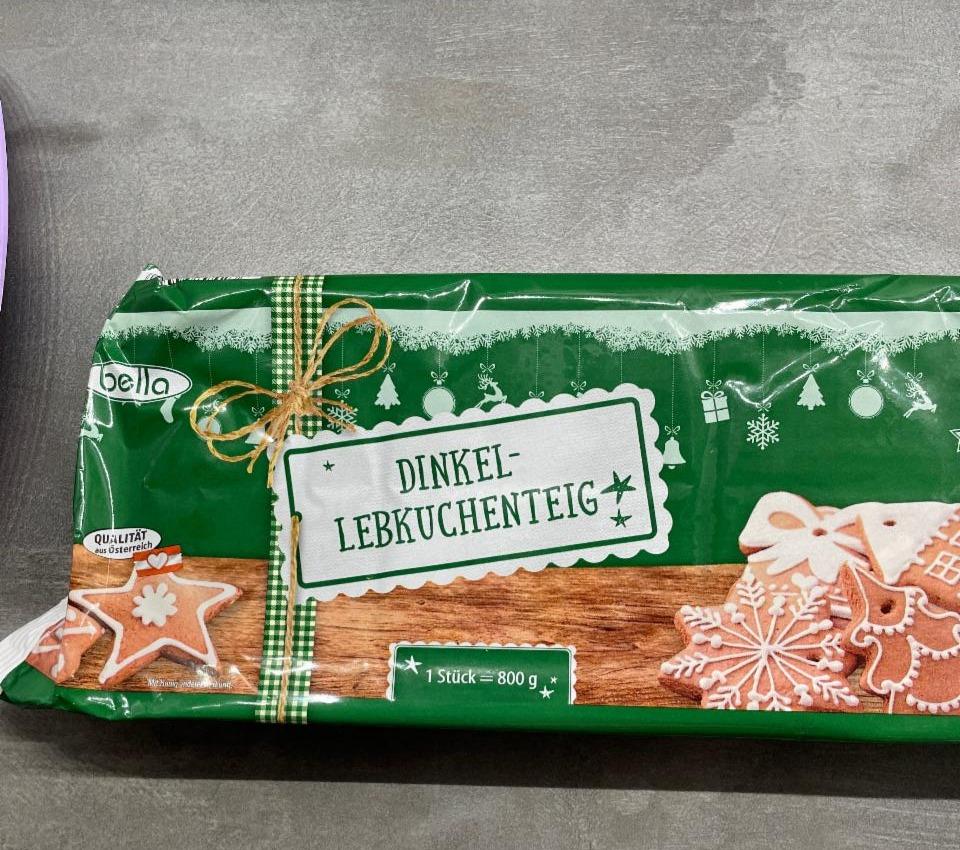 Fotografie - Dinkel Lebkuchenteig Bella