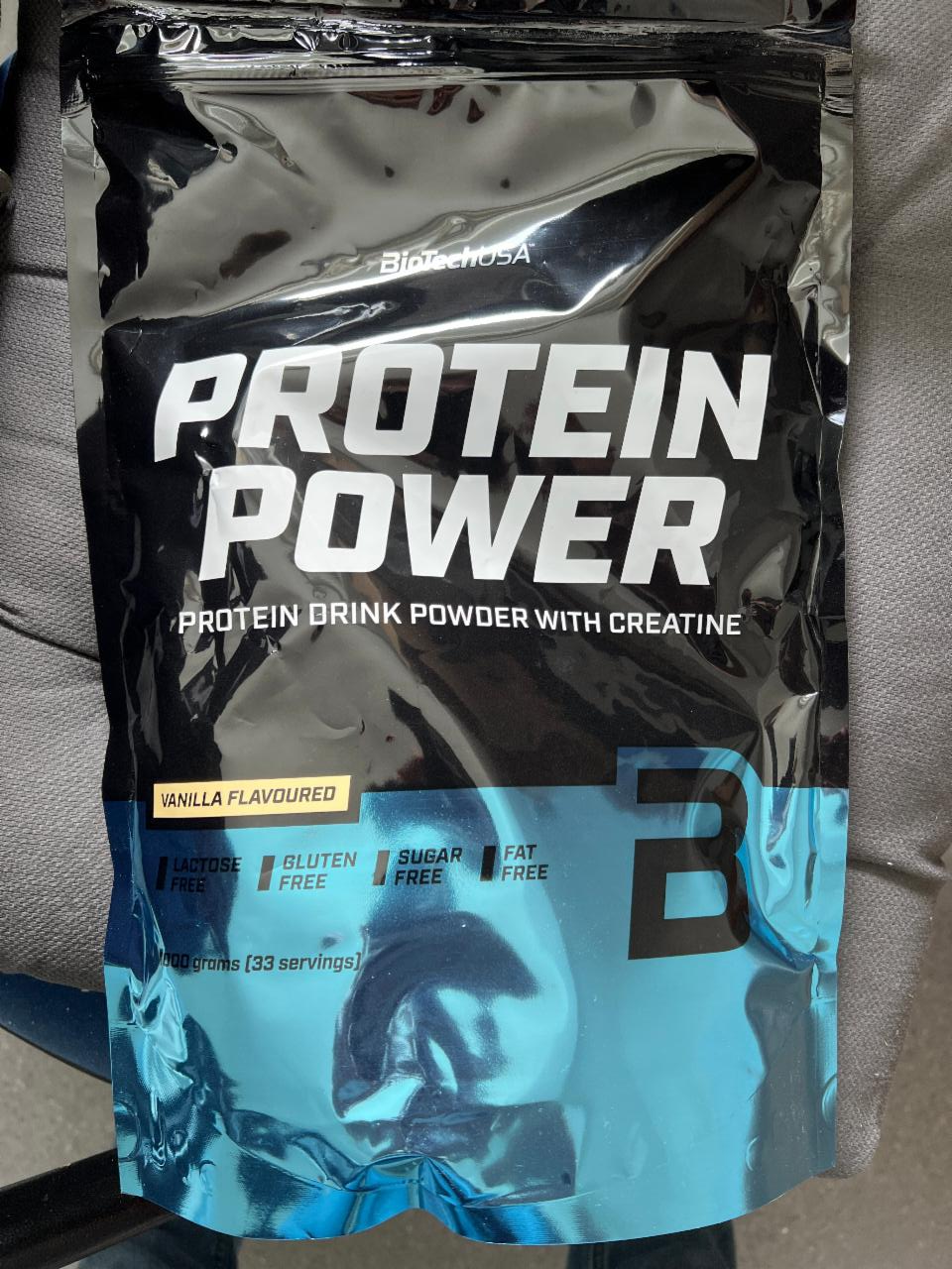 Fotografie - Protein Power Vanilla flavoured BioTechUSA