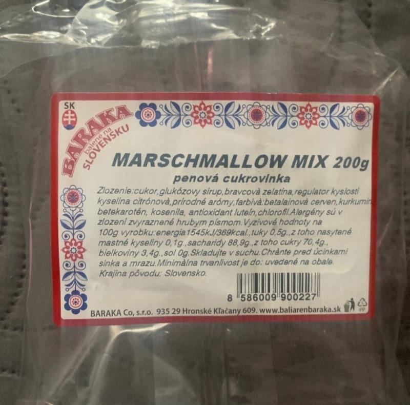 Fotografie - Marschmallow mix penova cukrovinka Baraka