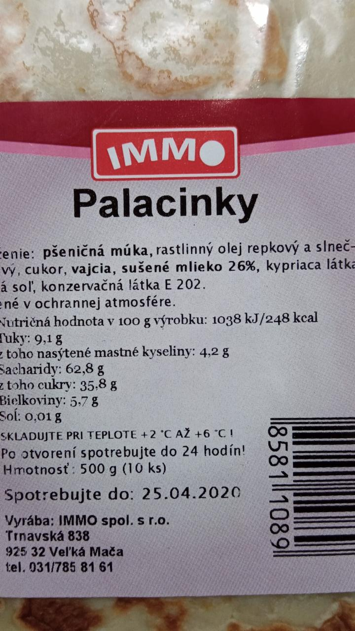 Fotografie - Palacinky IMMO