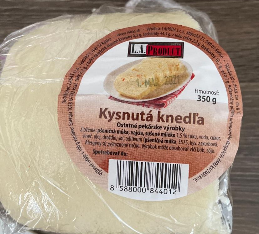 Fotografie - Kysnutá knedľa L.A. Product