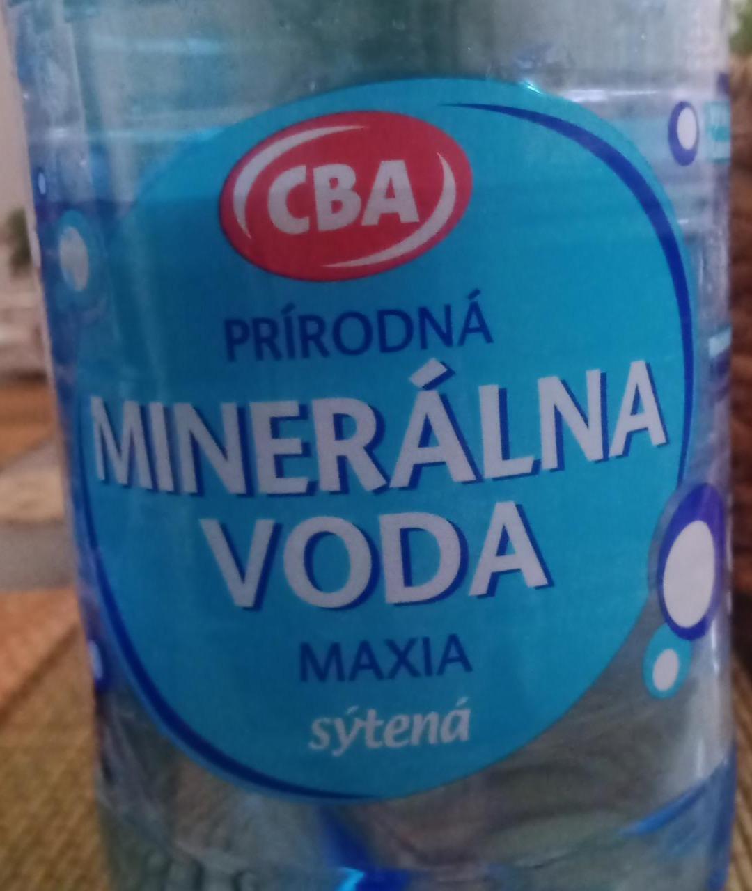 Fotografie - Prírodná Minerálna voda Maxia sýtená CBA