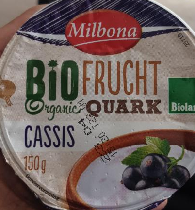 Fotografie - Frucht Quark Cassis Milbona Bio Organic