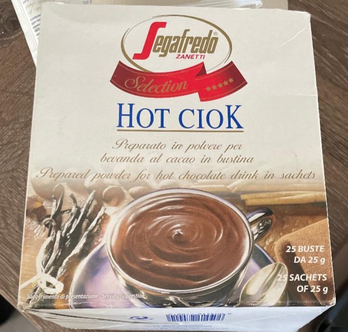Fotografie - Segafredo Hot Ciok prášok pre prípravu horkej čokolády v sáčkoch
