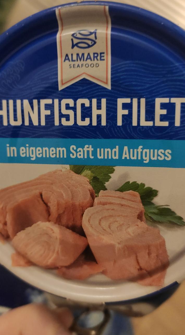 Fotografie - Thunfisch Filets im eigenen Saft und Aufguss Almare Seafood