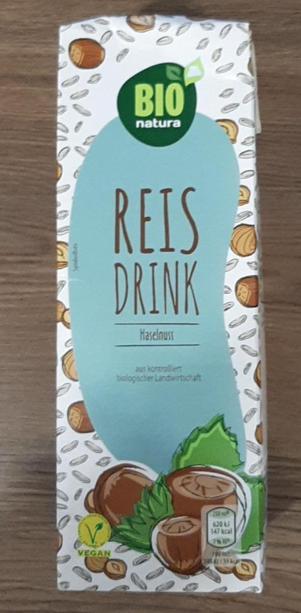 Fotografie - Reis drink Haselnuss Bio natura