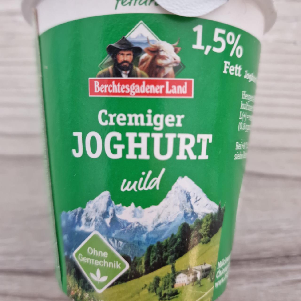 Fotografie - Cremiger Joghurt mild 1,5% Fett Berchtesgadener Land