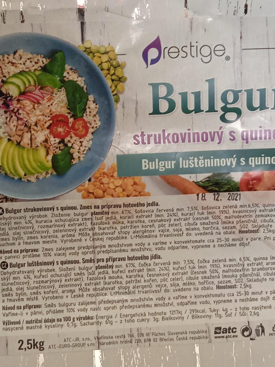 Fotografie - Bulgur strukovinový s quinou