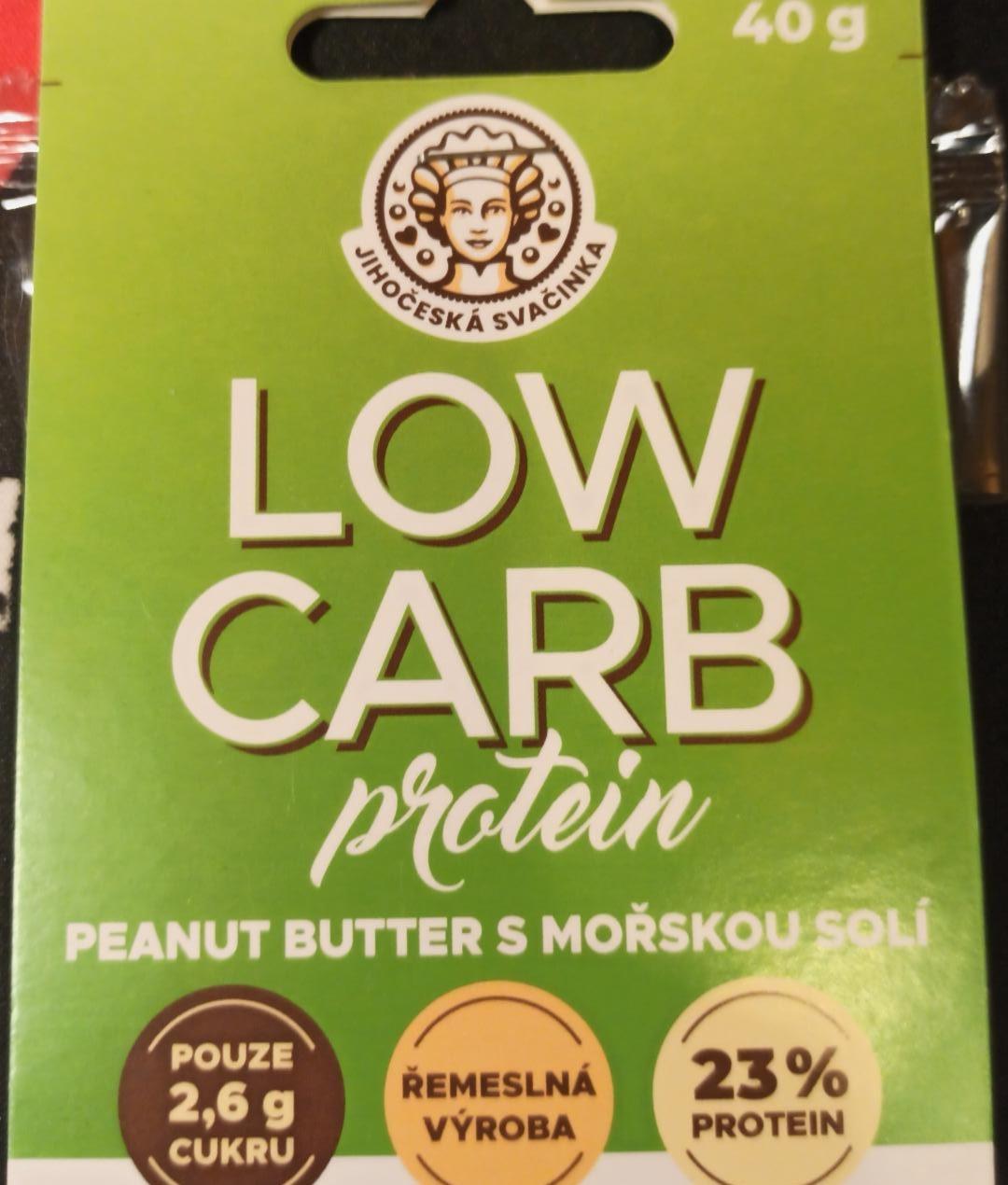 Fotografie - Low Carb protein peanut butter s mořskou solí Jihočeská svačinka