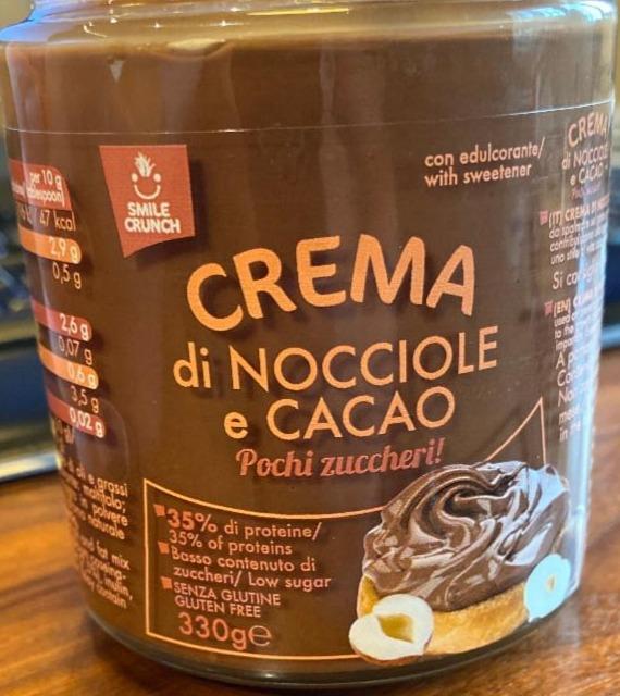 Fotografie - crema di nocciole e cacao