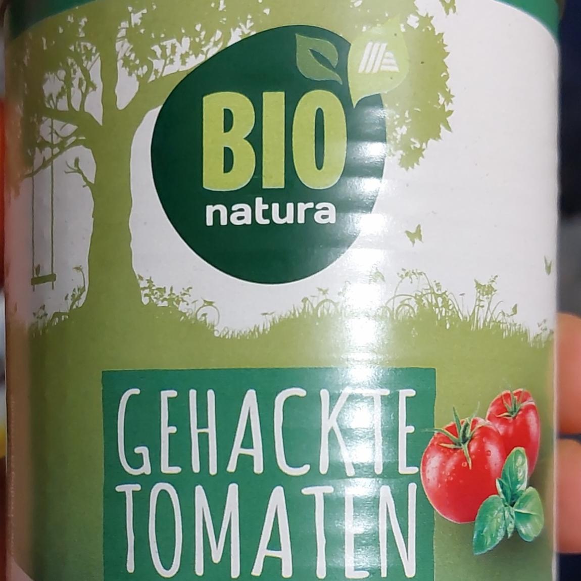 Fotografie - Gehackte tomaten basilikum Bio natura
