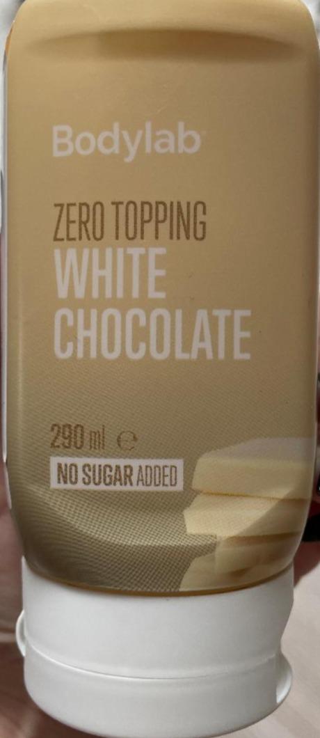 Fotografie - bodylab zero topping white chocolate