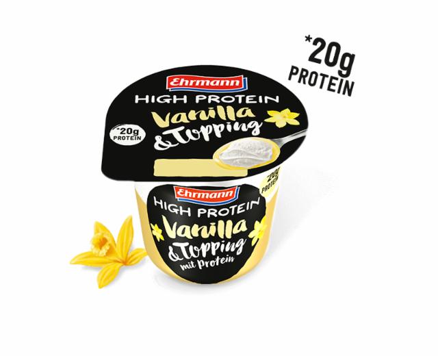 Fotografie - High Protein Vanilla & Topping Ehrmann