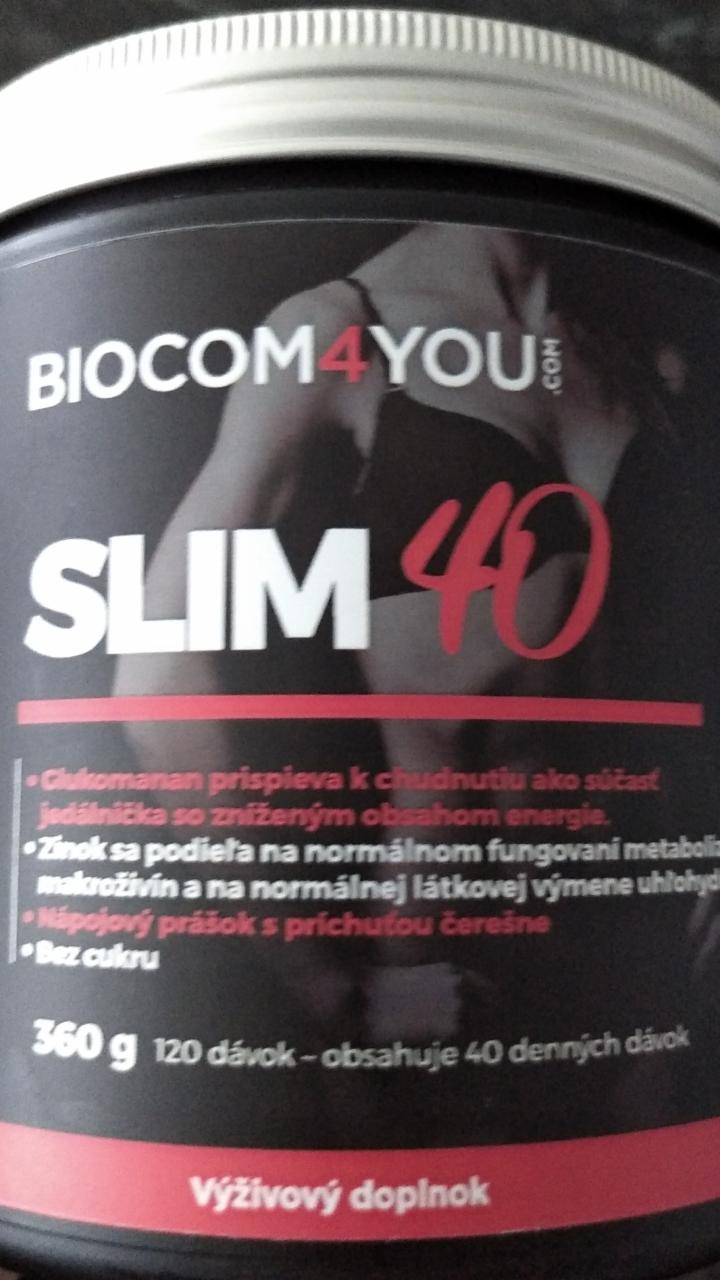 Fotografie - Slim 40 čerešňa Biocom4you