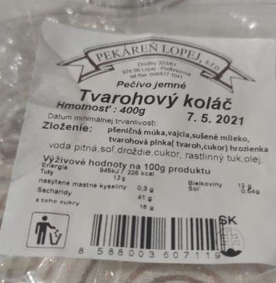 Fotografie - tvarohový koláč Lopej