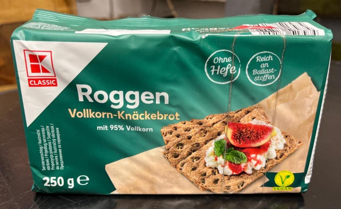 Fotografie - Roggen Vollkorn-Knäckebrot K-Classic