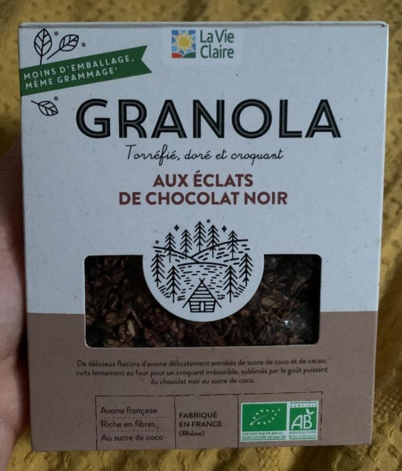 Fotografie - Granola aux eclats de chocolat noir La Vie Claire