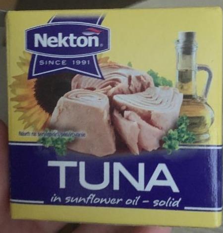 Fotografie - Tuna in sunflower oil - solid Nekton