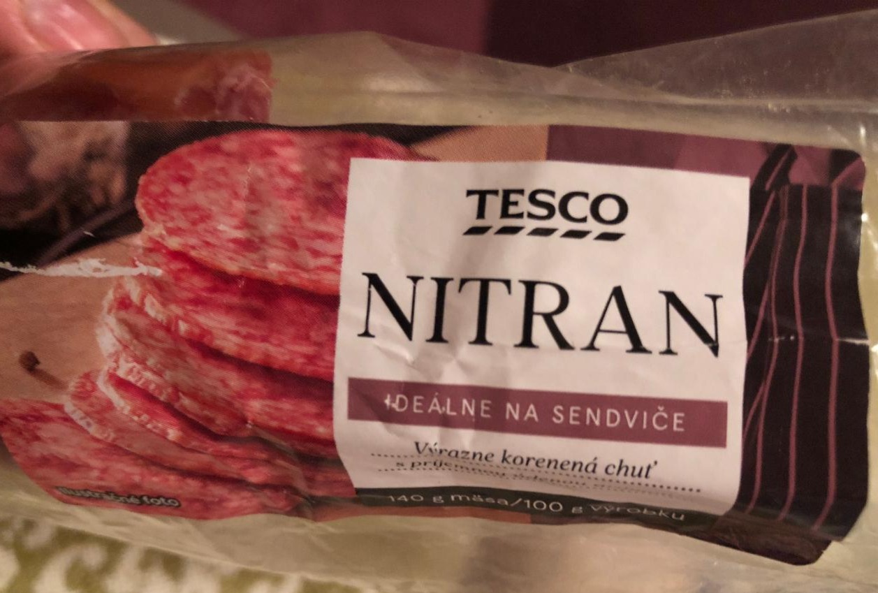 Fotografie - Tesco Nitran saláma