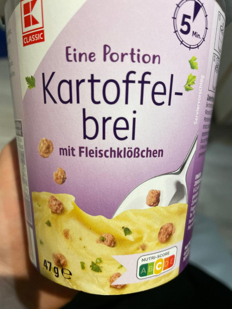 Fotografie - kartoffelbrei mit fleischklöschen K-Classic