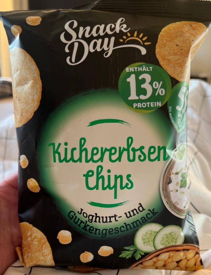Kichererbsen Chips jogurt und Gurkengeschmack - kalórie, kJ a nutričné  hodnoty