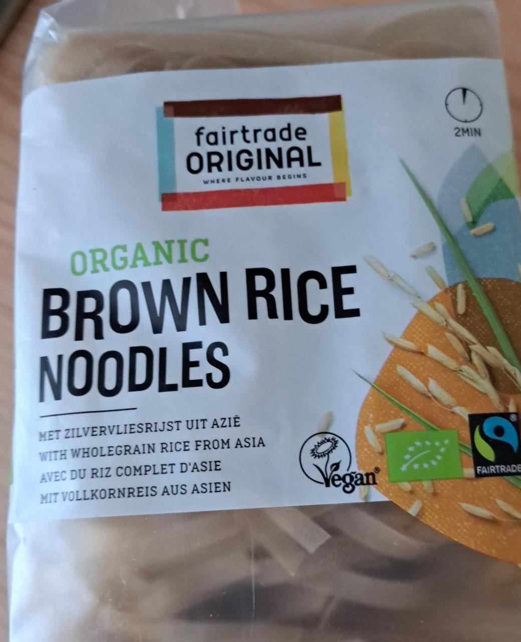 Fotografie - Organic Brown Rice Noodles Fairtrade Original