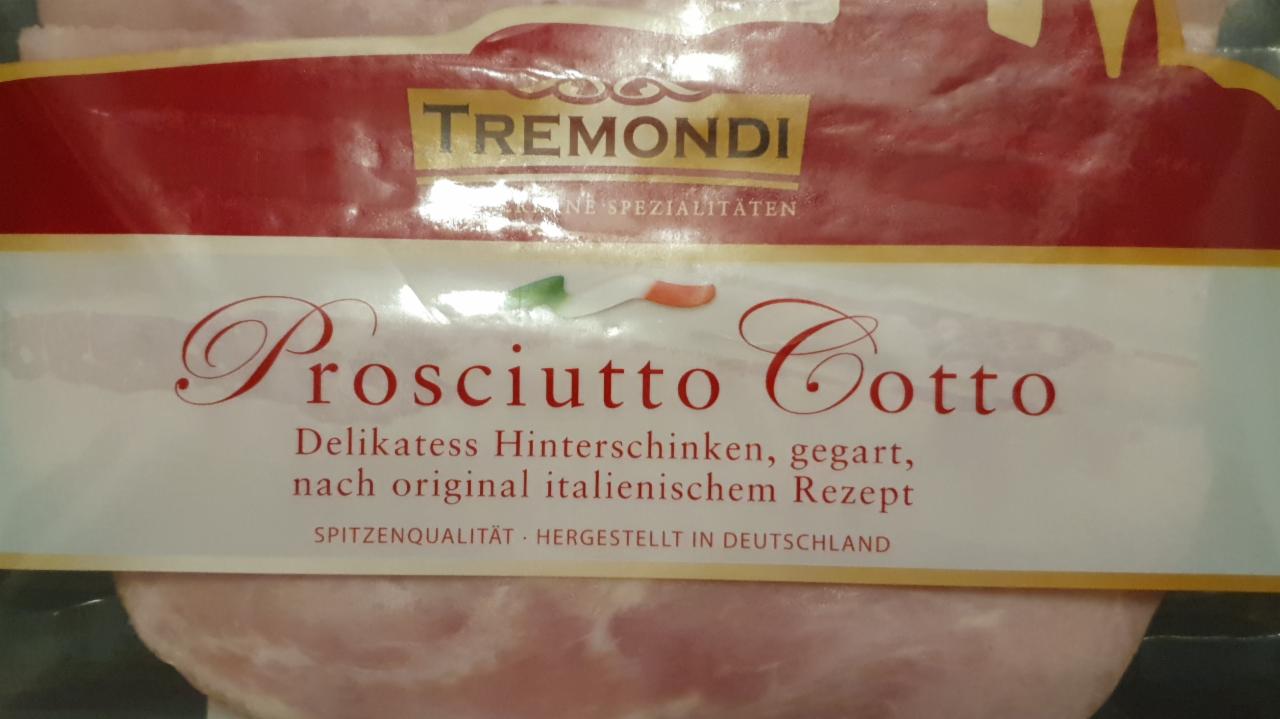 Fotografie - prosciutto cotto tremondi