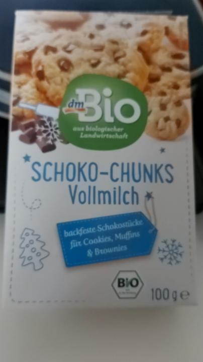 Fotografie - Schoko-Chunks Vollmilch dmBio