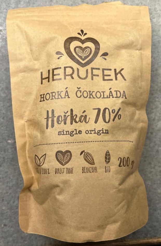 Fotografie - Horká čokoláda 70% Herufek