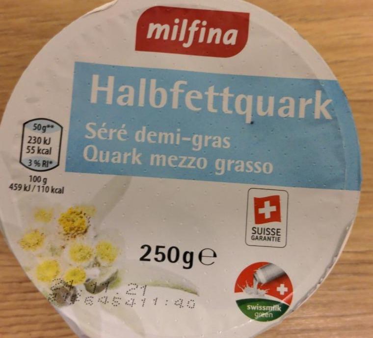 Fotografie - Halbfettquark Milfina