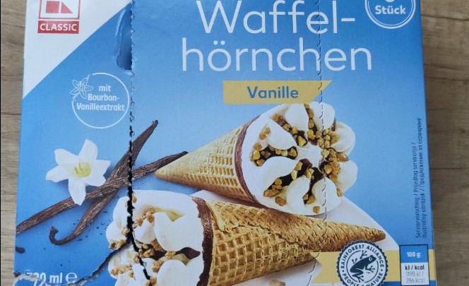 Fotografie - Waffel-hornchen Vanille K-Classic