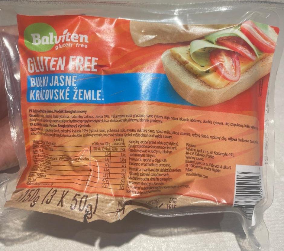 Fotografie - Kráľovské žemle Balviten Gluten free