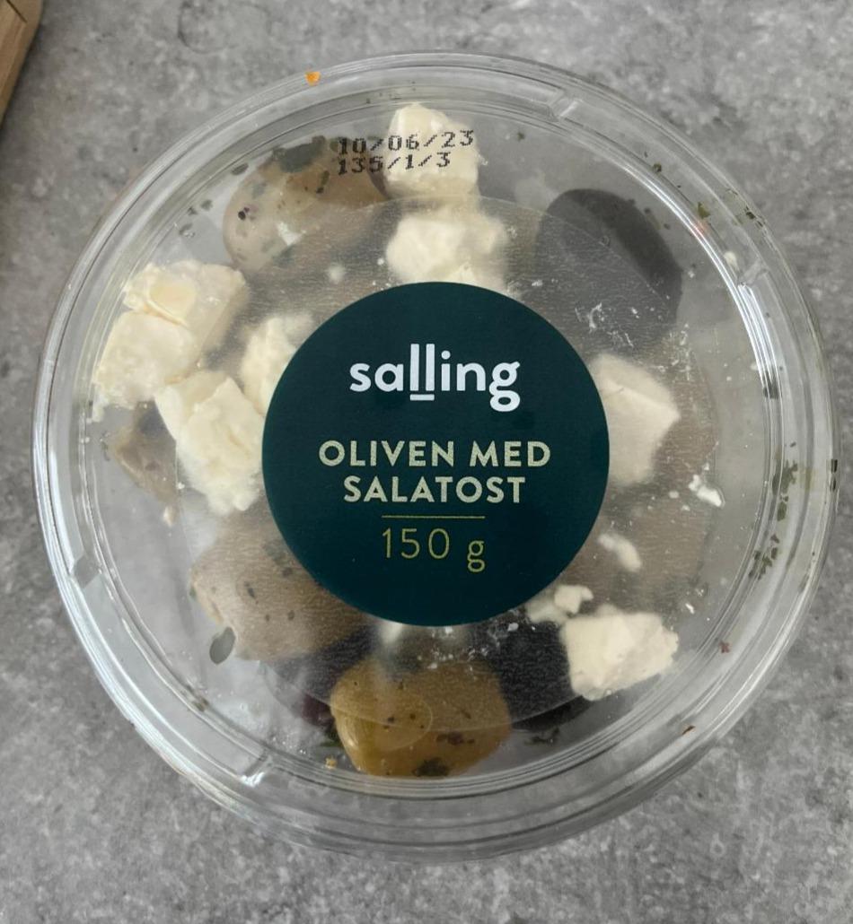 Fotografie - Oliven med salatost Salling