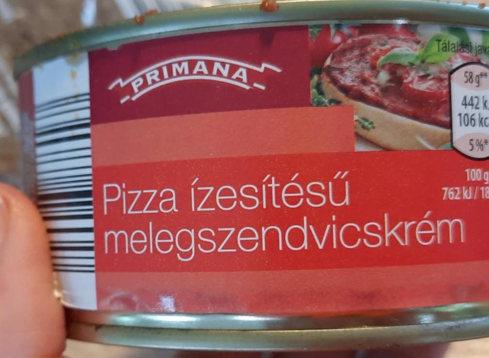 Fotografie - Pizza ízesítesű melegszendvicskrém Primana