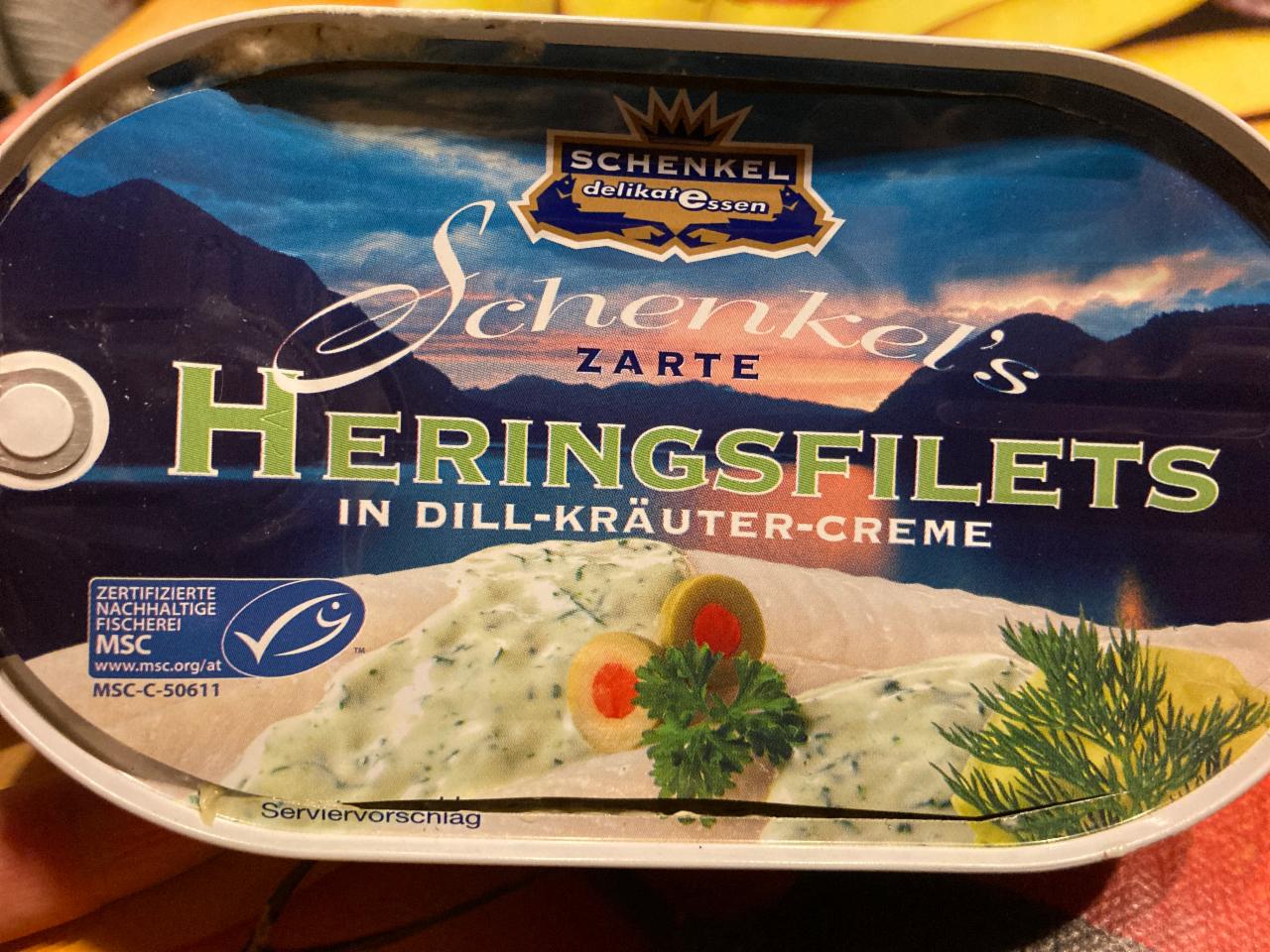 Fotografie - Heringsfilets in dill-kräuter-creme Schenkel