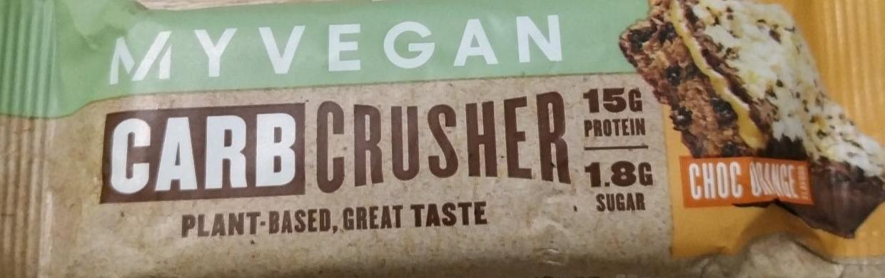 Fotografie - Carb Crusher chocolate orange MYVEGAN