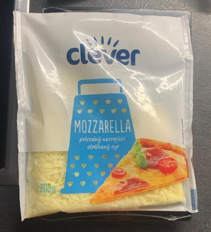 Fotografie - Mozzarella prírodný nezrejúci strúhaný syr Clever