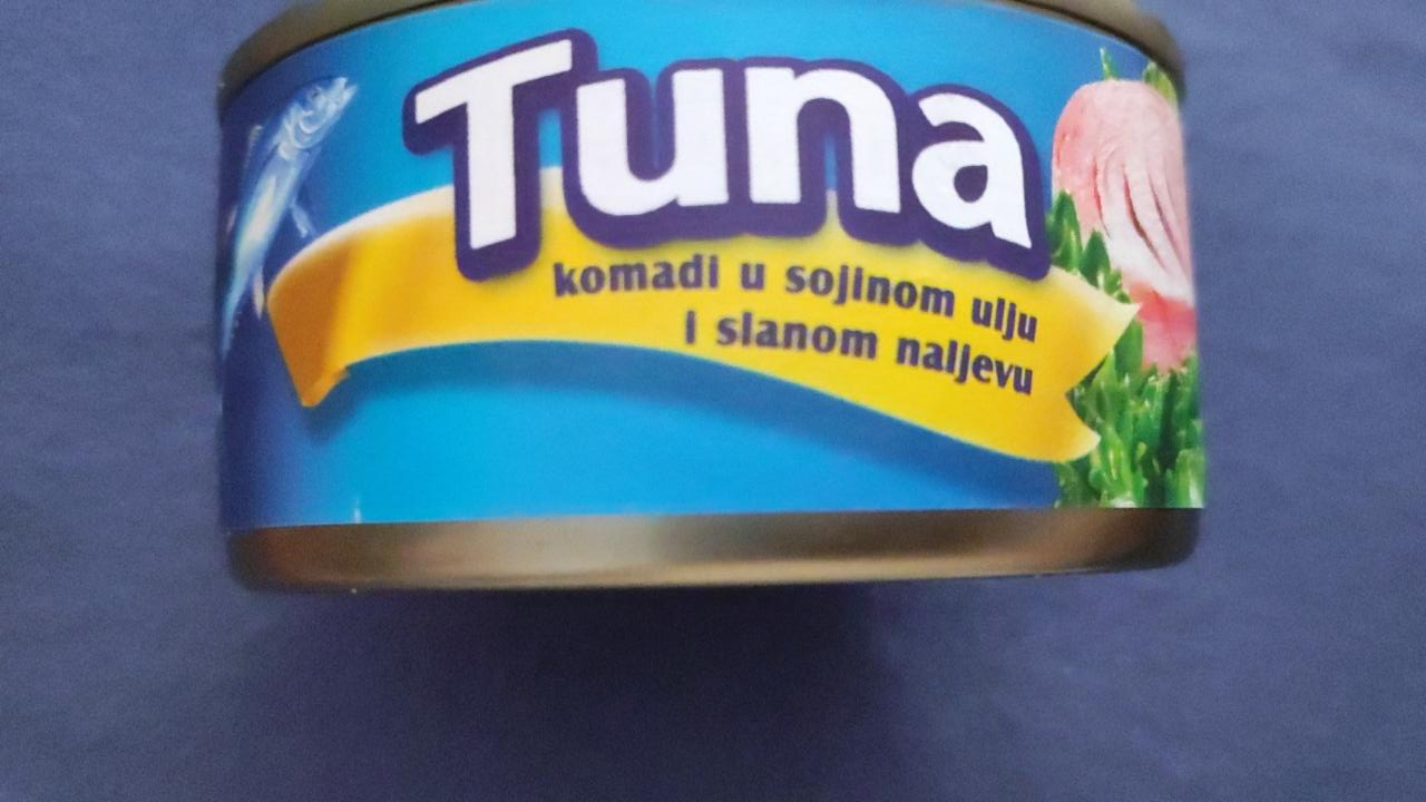 Fotografie - tuna komadi u sojinom ulju i slanom naljevu