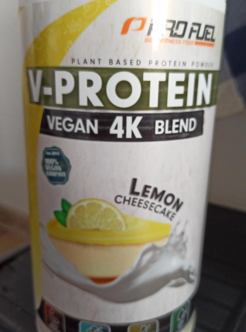Fotografie - V-Protein Vegan 4K Lemon Cheesecake