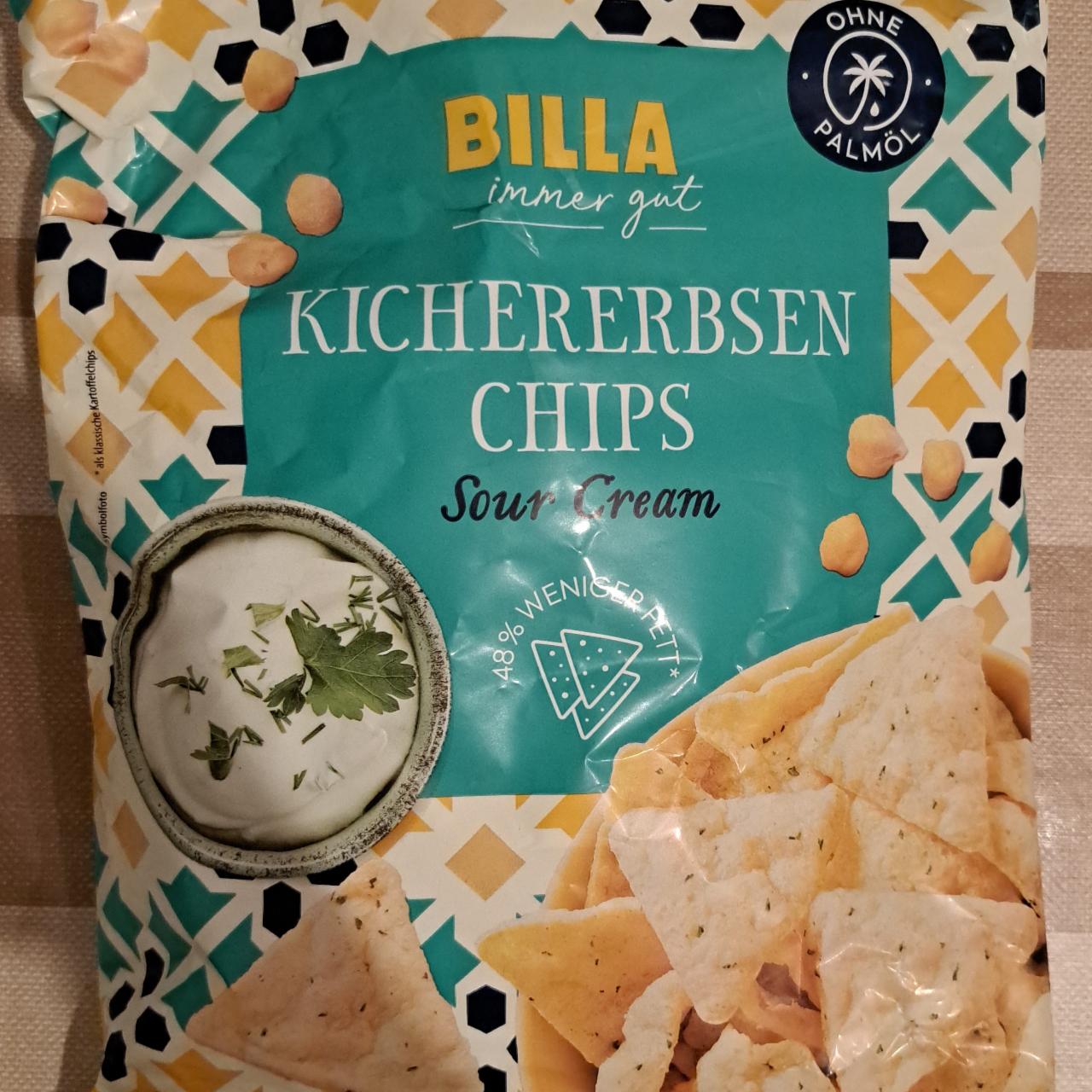 Fotografie - Kichererbsen Chips Sour Cream Billa
