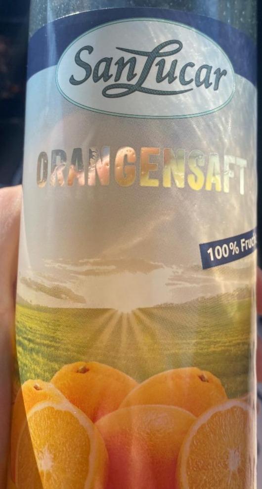 Fotografie - Orangensaft 100% Frucht SanLucar